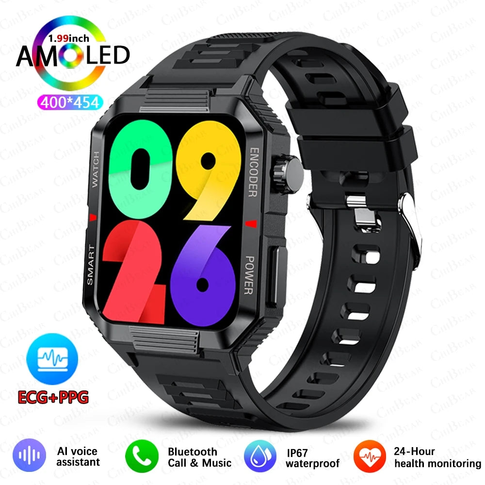 Men’s NFC GPS Smartwatch with Bluetooth Calls & 120+ Sports Modes
